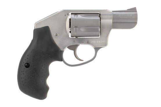 Charter Arms Off Duty 38 Special revolver features an aluminum frame